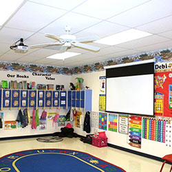 Classroom Screen and Projector Installation